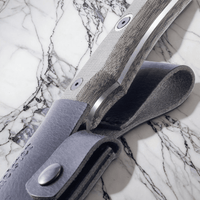 Messermeister - Funda de cuero de 20 cm de largo para el cuchillo de cocinero Overland Funda para cuchillo Messermeister