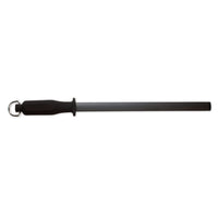 Messermeister - Varilla de afilar de cerámica de grano 2200 negra Varilla de afilar Messermeister
