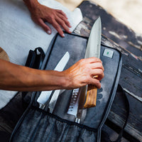 Messermeister - Bolsa para 8 cuchillos gris Bolsas para cuchillos Messermeister