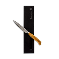 Messermeister - Navaja de oficina de lujo oliva de 23 cm Messermeister