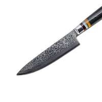 Cuchillo de chef Micarta Jewels Black - Damasco de 20 cm Shinrai Japón
