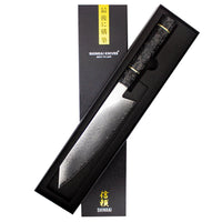 Cuchillo de cocina octagonal tipo 3 Damasco Kiritsuke de 23 cm - Edición especial Shinrai Japón