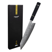 Cuchillo de cocina octagonal tipo 3 Damasco Kiritsuke de 23 cm - Edición especial Shinrai Japón