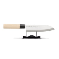 Satake - Cuchillo santoku japonés Madera de Magnolia 17 cm Juegos de cuchillos Satake