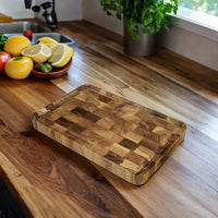 Satake - Tabla de cortar Roble con ranura - 30x20x3 cm Tablas de cortar Satake
