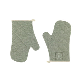 Witloft - Manoplas de horno de algodón reciclado (2 uds.) - Pistacho Witloft - Manoplas de Horno de Algodón Reciclado (2 uds.) - Manoplas de Horno Pistacho Witloft