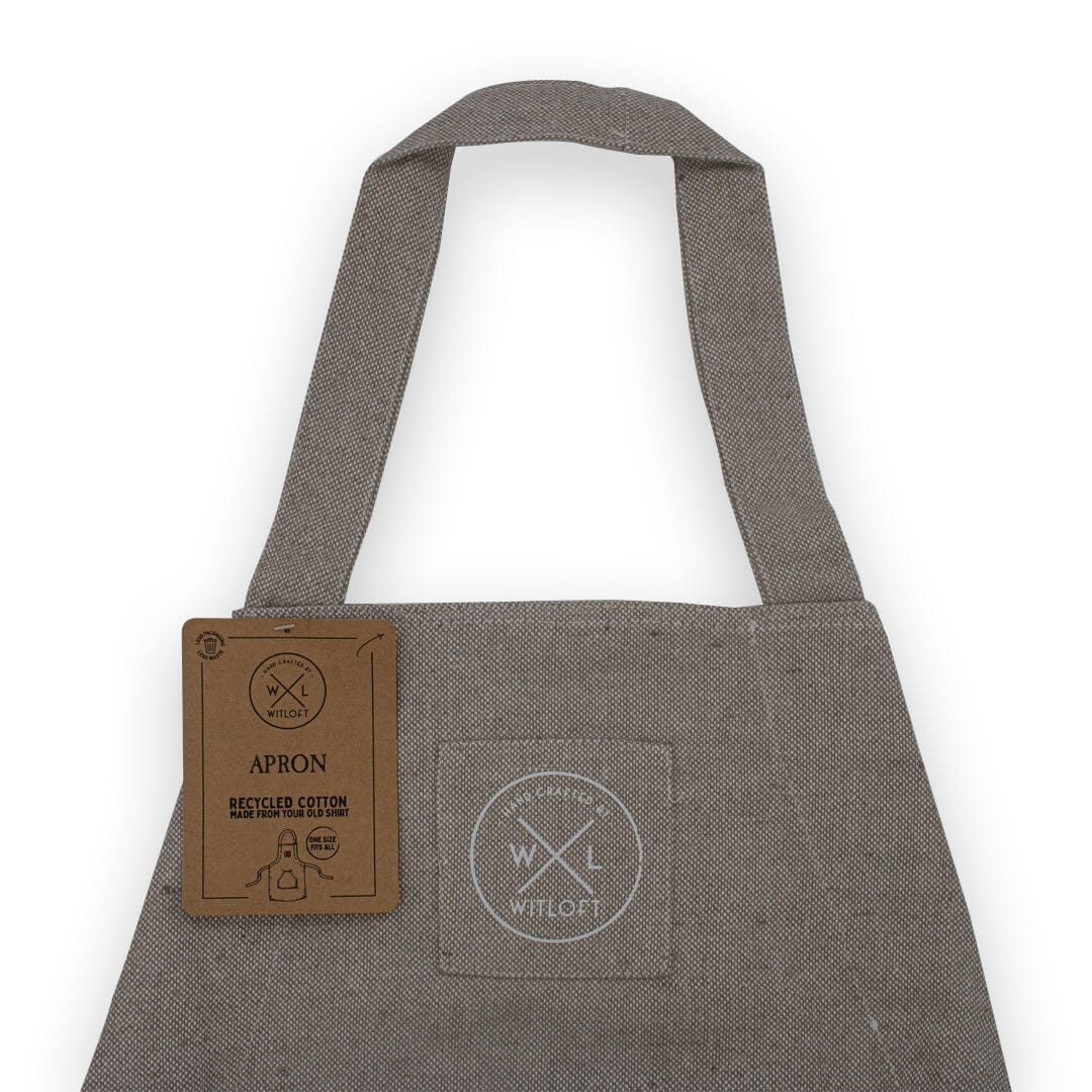 Witloft - Delantal de Algodón Reciclado - Delantal de Algodón Arena Witloft
