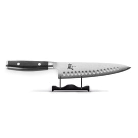 Yaxell - Cuchillo Chef Ran 20 cm Yaxell - Cuchillo de cocinero japonés 20 cm con agujeros Yaxell