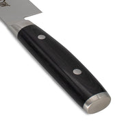 Santoku japonés Yaxell Ran de 16,5 cm con hoyuelos Yaxell
