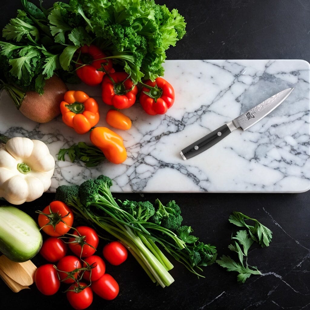 Yaxell Ran - Cuchillo universal japonés de 12 cm Cuchillo de oficina Yaxell