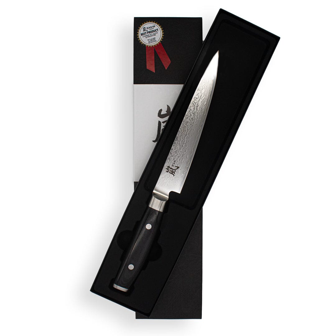 Yaxell Ran - Cuchillo de carne japonés de 18 cm Cuchillo de carne Yaxell
