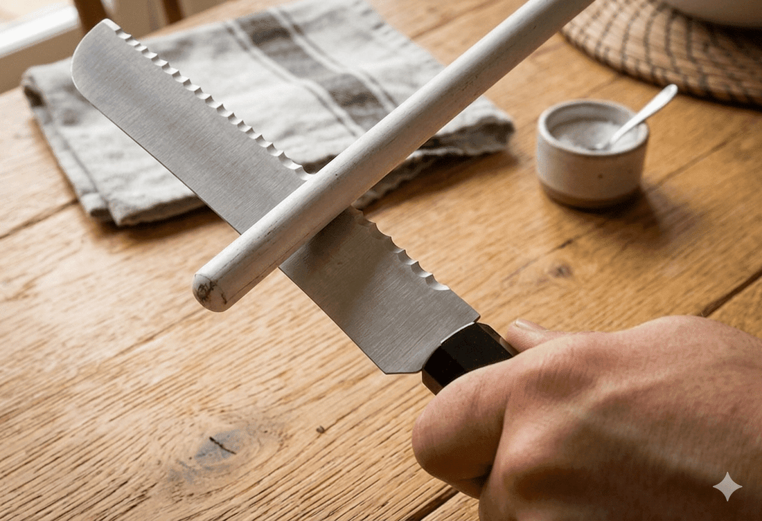 ¿Cómo se afila un cuchillo de pan? (Guía paso a paso)