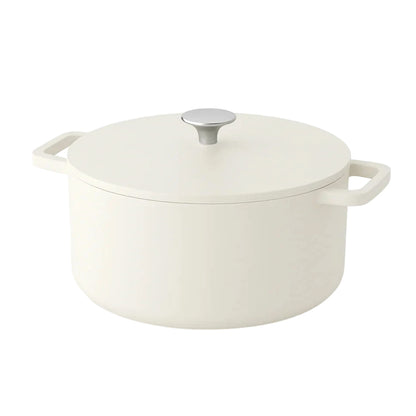 Cook &amp; Pan - Sartén Go Ivory de hierro fundido 28 cm - 6,5 litros