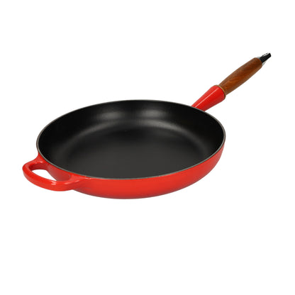 LeCreuset - Sartén Signature redonda Rojo Cereza 16cm