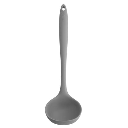 Herramientas2Cook - Cuchara Sopa de Silicona Nuez Moscada Gris