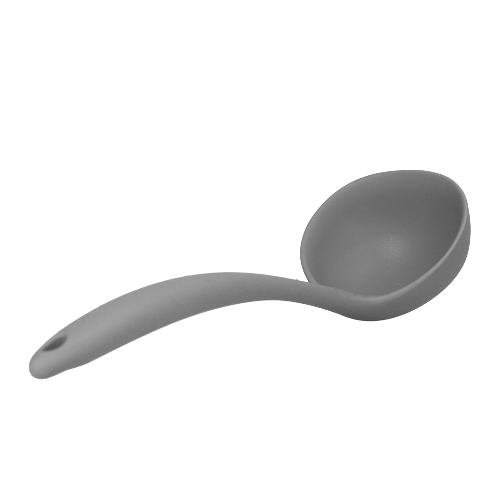 Herramientas2Cook - Cuchara Sopa de Silicona Nuez Moscada Gris