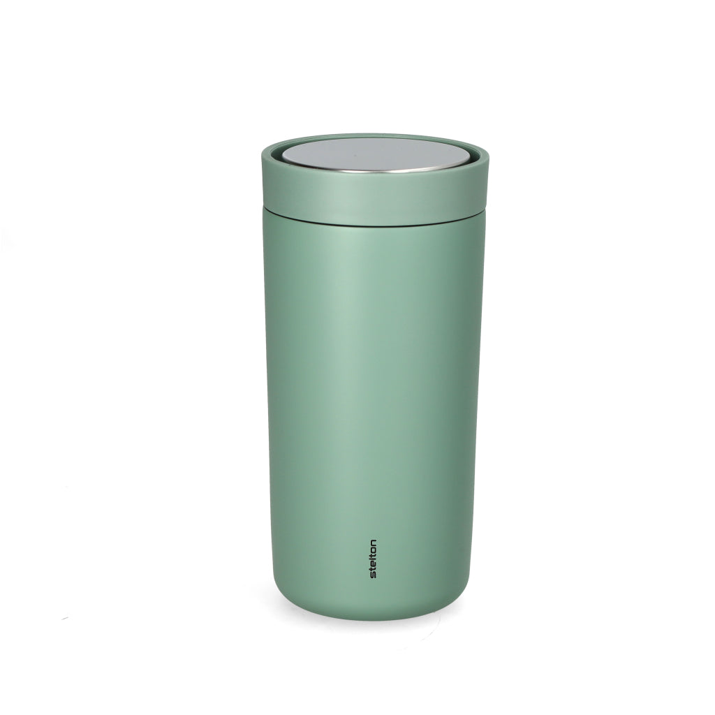 Stelton - To Go Click vaso isotérmico al vacío 0,4 l gris polvoriento