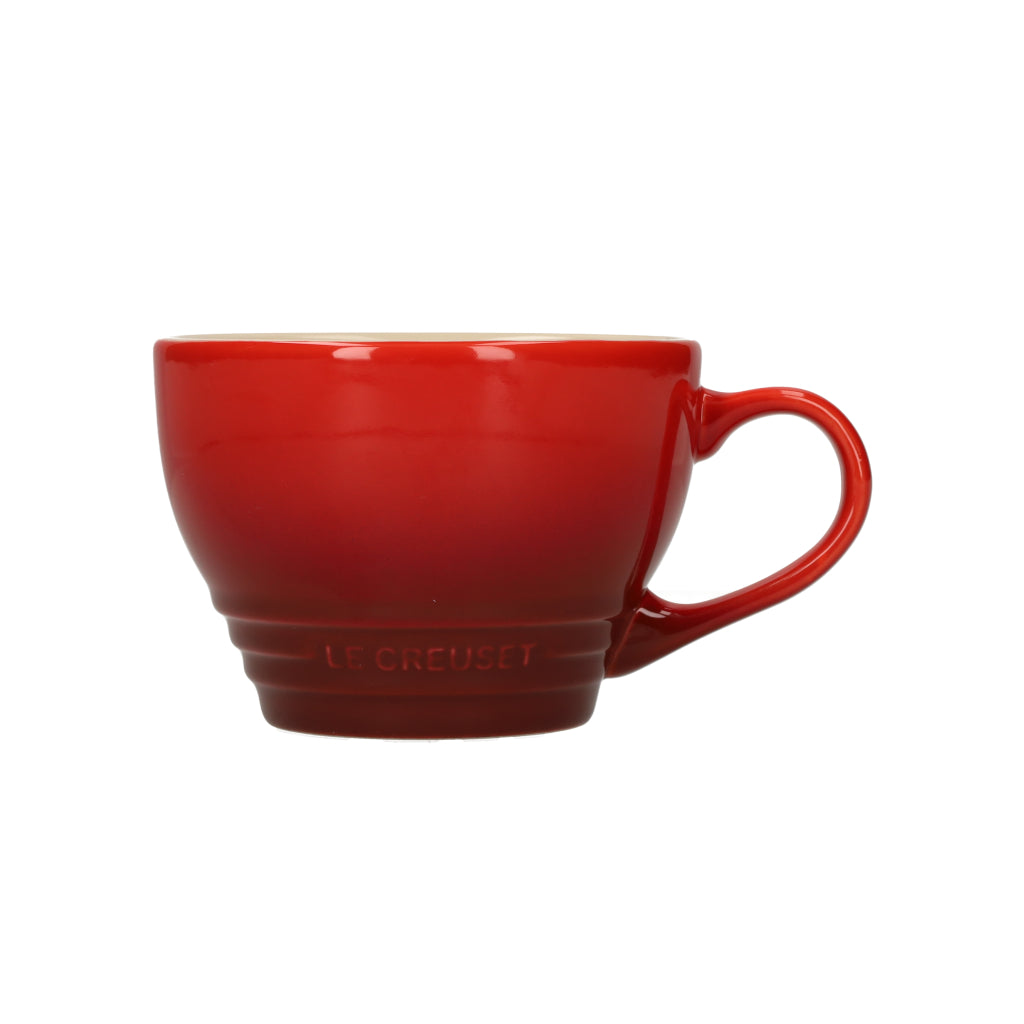 LeCreuset - Taza Grande Capuchino Rojo Cereza 0,4l