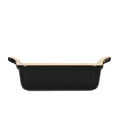 LeCreuset - Fuente de horno rectangular Ébano negro 32x24cm 3,1l