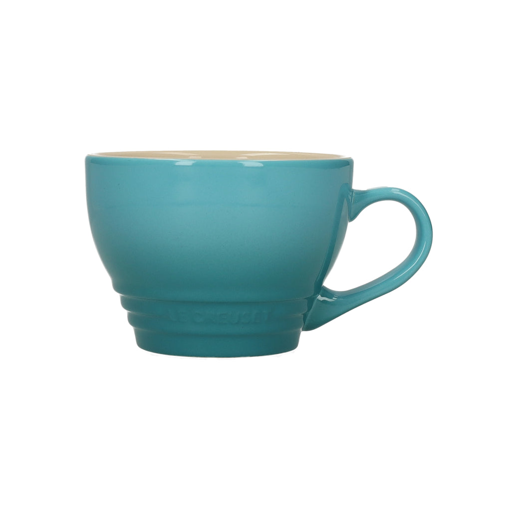 LeCreuset - Taza Grande Capuchino Azul Caribe 0,4l