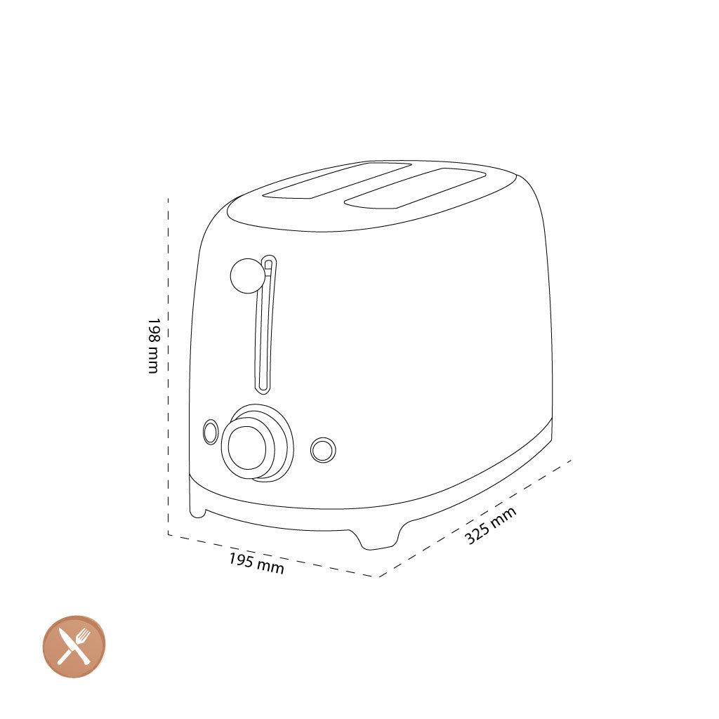 smeg - Tostadoras | Rosa | Década de 1950 | Tostadora 2x2