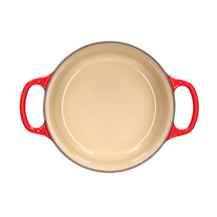 LeCreuset - Rôti- / Faitout Signature rond Rouge cerise 24cm 4,2l