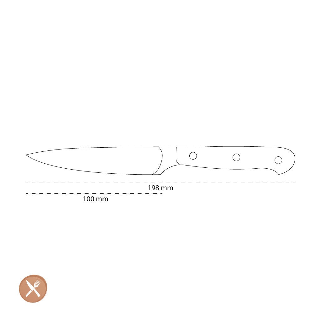 Wusthof - Cuchillo de oficina clásico 10 cm