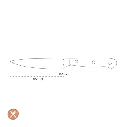 Wusthof - Cuchillo de oficina clásico 10 cm