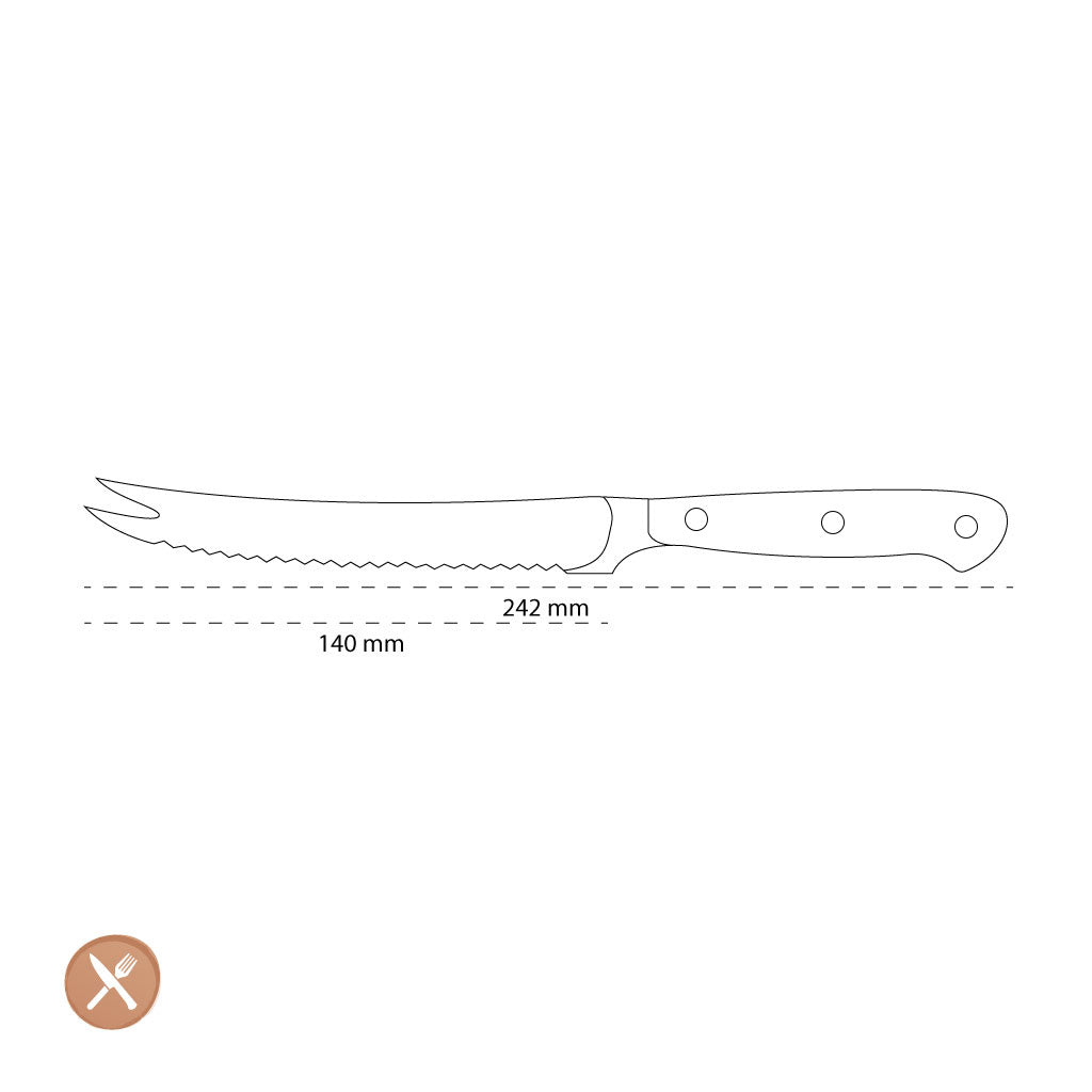 Wusthof - Cuchillo Tomate Clásico 14 cm