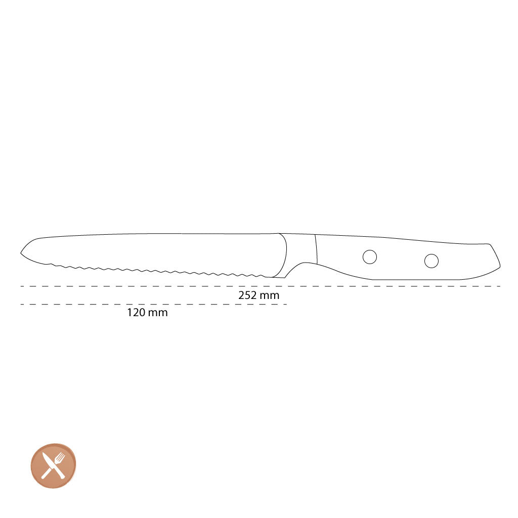 Wusthof - Cuchillo para salchichas Amici 14 cm