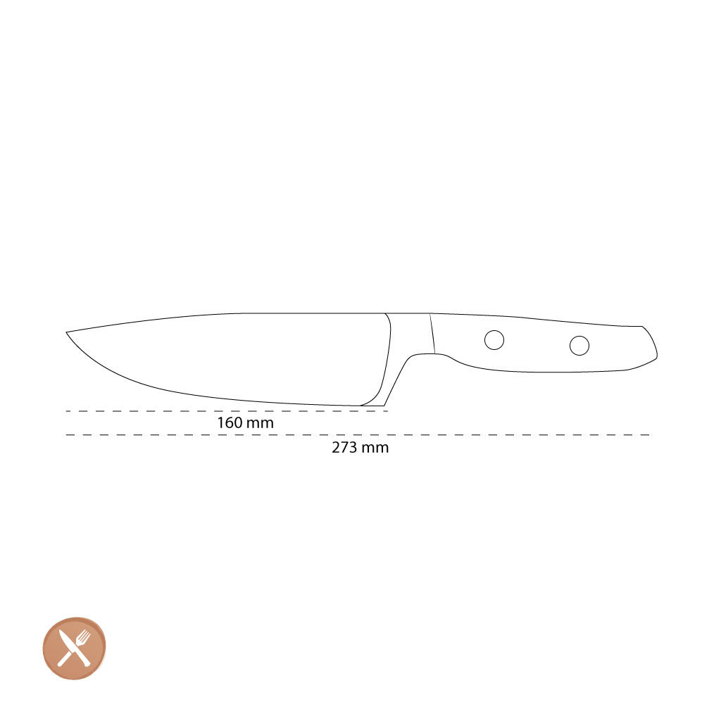 Wusthof - Cuchillo Chef Amici 16 cm