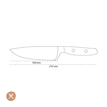 Wusthof - Cuchillo Chef Amici 16 cm