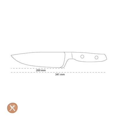 Wusthof - Cuchillo Chef Amici 20 cm