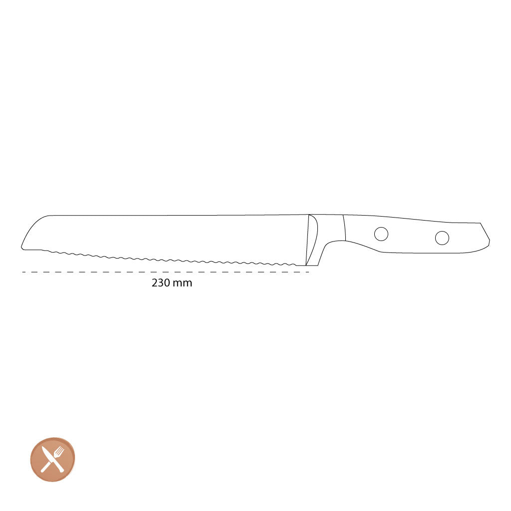 Wusthof - Cuchillo para pan Amici 23 cm