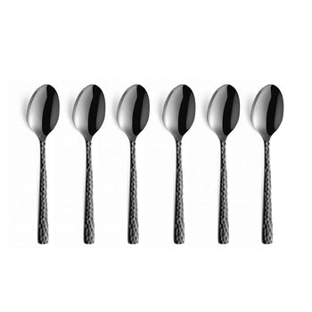 Juego de 6 cucharas para moca en caja de moda - Amefa Negro