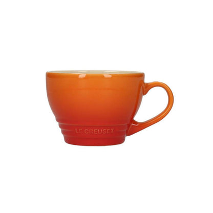 LeCreuset - Taza Grande Capuchino Naranja Rojo 0,4l