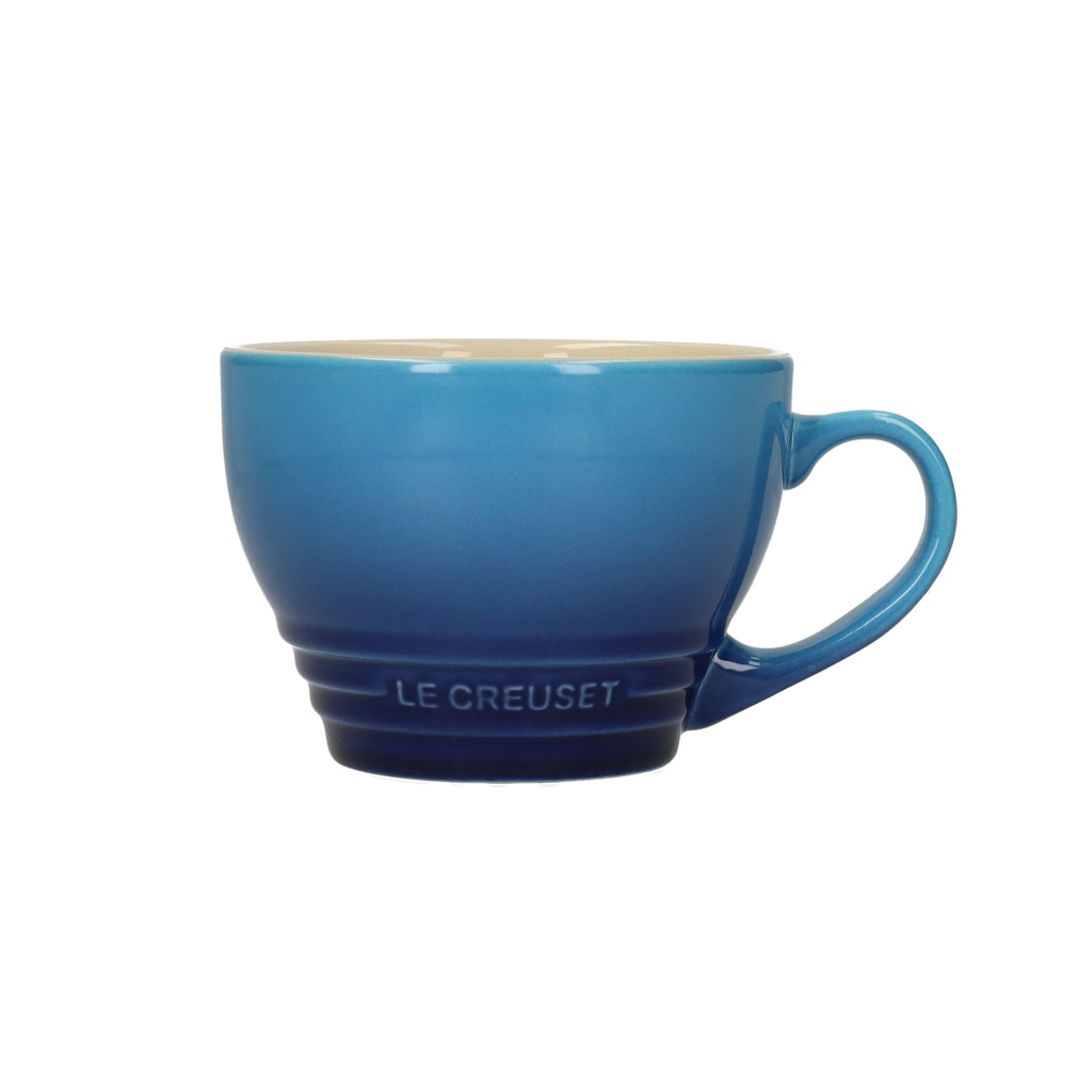 LeCreuset - Taza Grande Capuchino Azul 0,4l