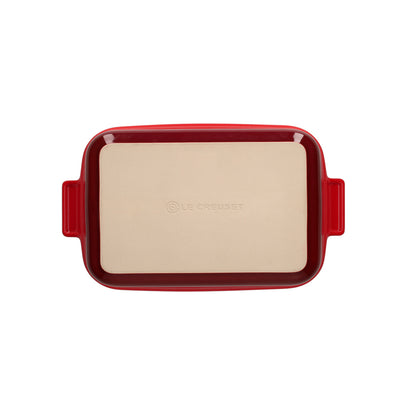 LeCreuset - Plat à four rectangulaire Rouge cerise 32x24cm 3,1l