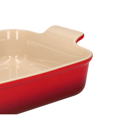 LeCreuset - Fuente de horno rectangular Rojo cereza 32x24cm 3,1l