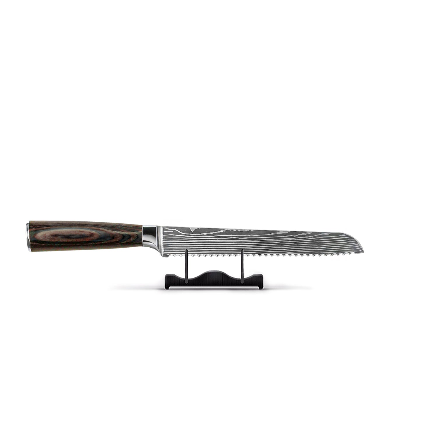 Cuchillos Shinrai - Juego de cuchillos de 14 piezas con estampado de Damasco - Colección Master XL + Bloque