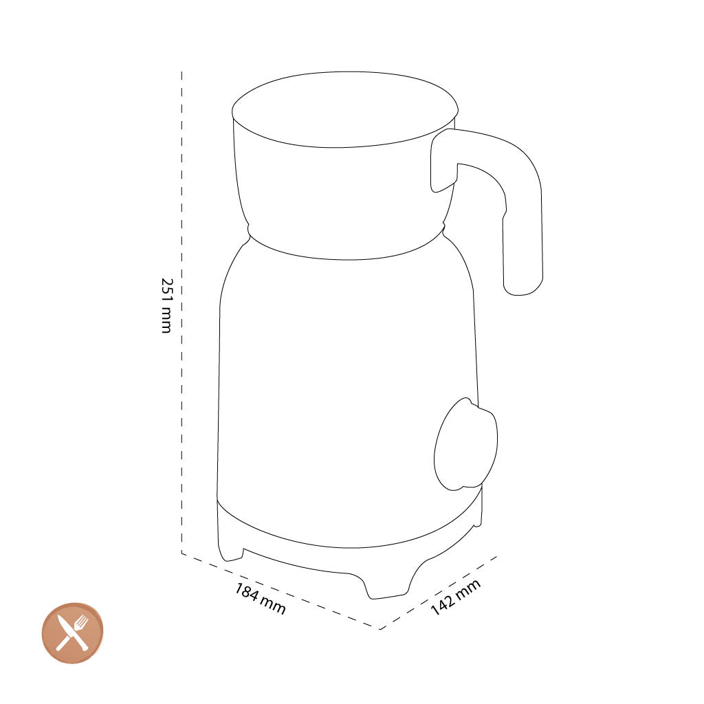 smeg - Espumador de leche | Verde agua | Década de 1950 | Espumador de leche por inducción