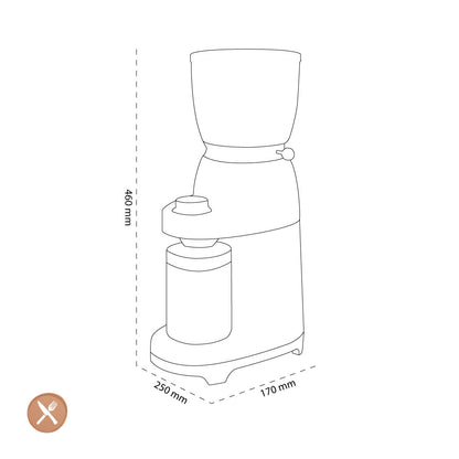 smeg - Molinillo de café | Blanco | Década de 1950 | molinillo de café