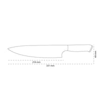 Shinrai Japan - Cuchillo Chef Damasco Serie Eclipse 20 cm
