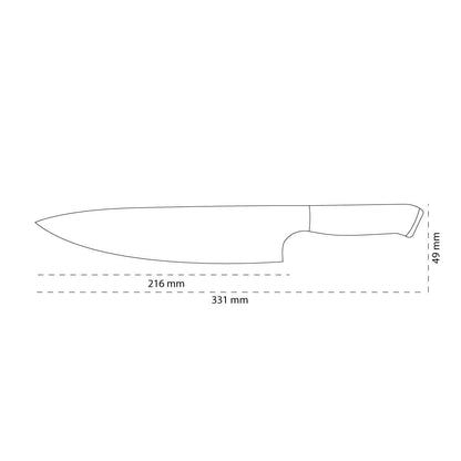 Shinrai Japan - Cuchillo Chef Damasco Serie Eclipse 20 cm
