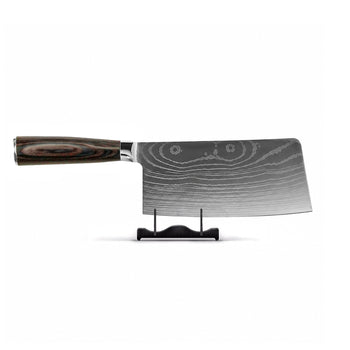 Shinrai Japan - Cuchillo Chef Chino Estampado Damasco 18 cm