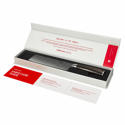 Shinrai Knives - Juego de cuchillos de 14 piezas con estampado de Damasco - Colección Master XXL