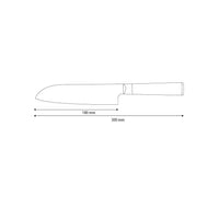 Damasco Martillado BR Damasco Santoku 18 cm