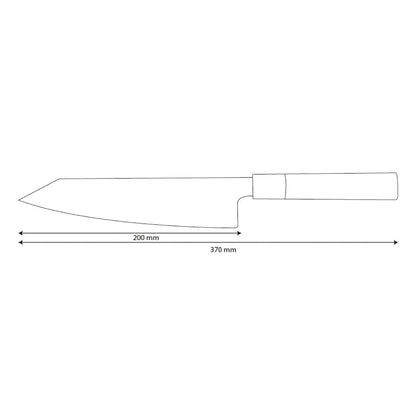 Shinrai Knives - Takumi Kaza Damasco Kiritsuke 20 cm