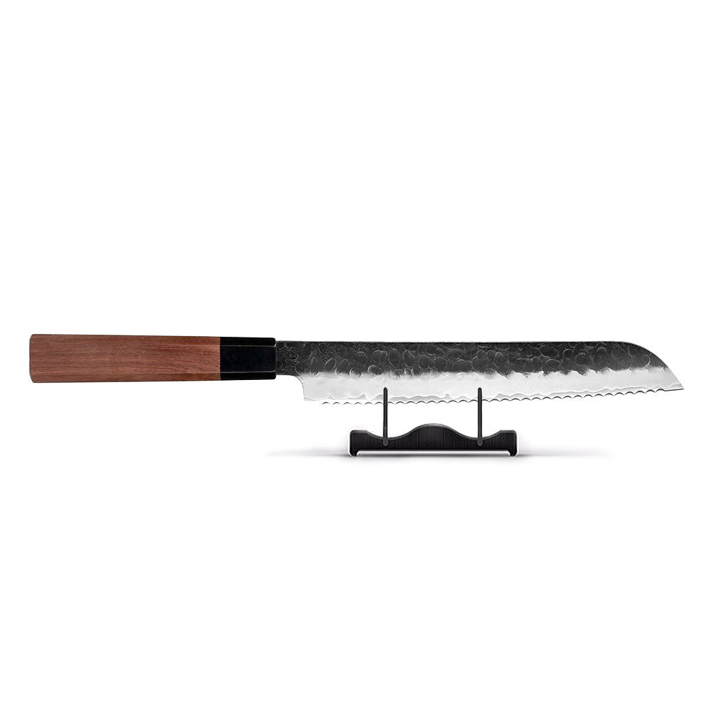 Shinrai Japón - Cuchillo para pan Kurayami Damasco 20 cm