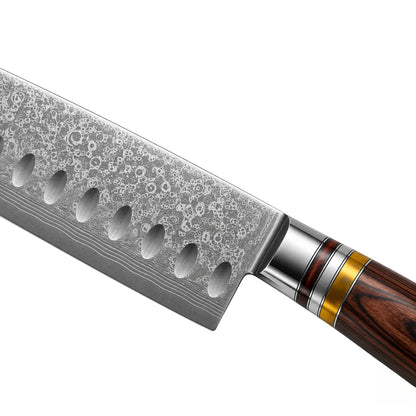 Micarta Joyas Damasco Santoku 18 cm